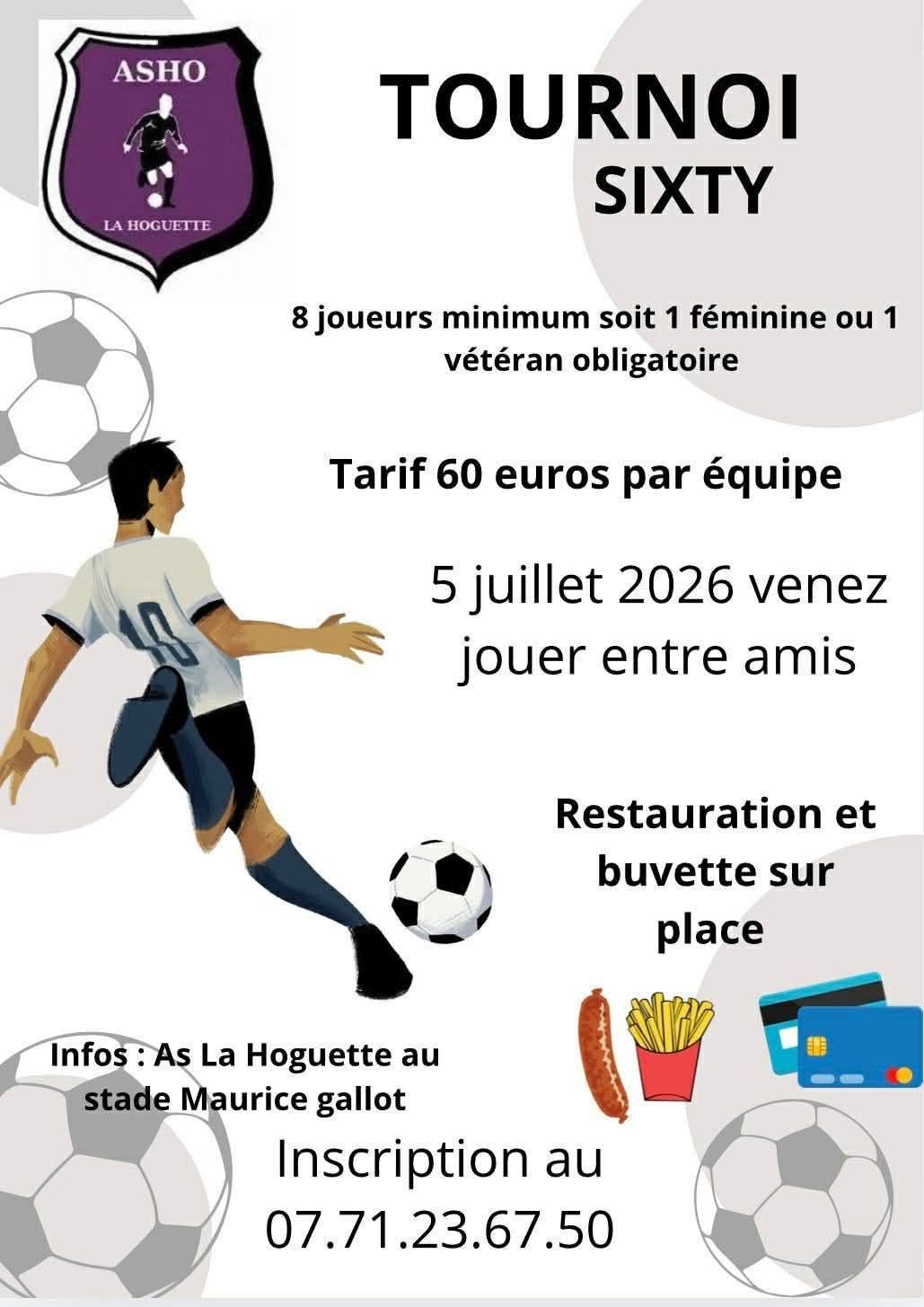 Tournoi Sixty – AS La Hoguette