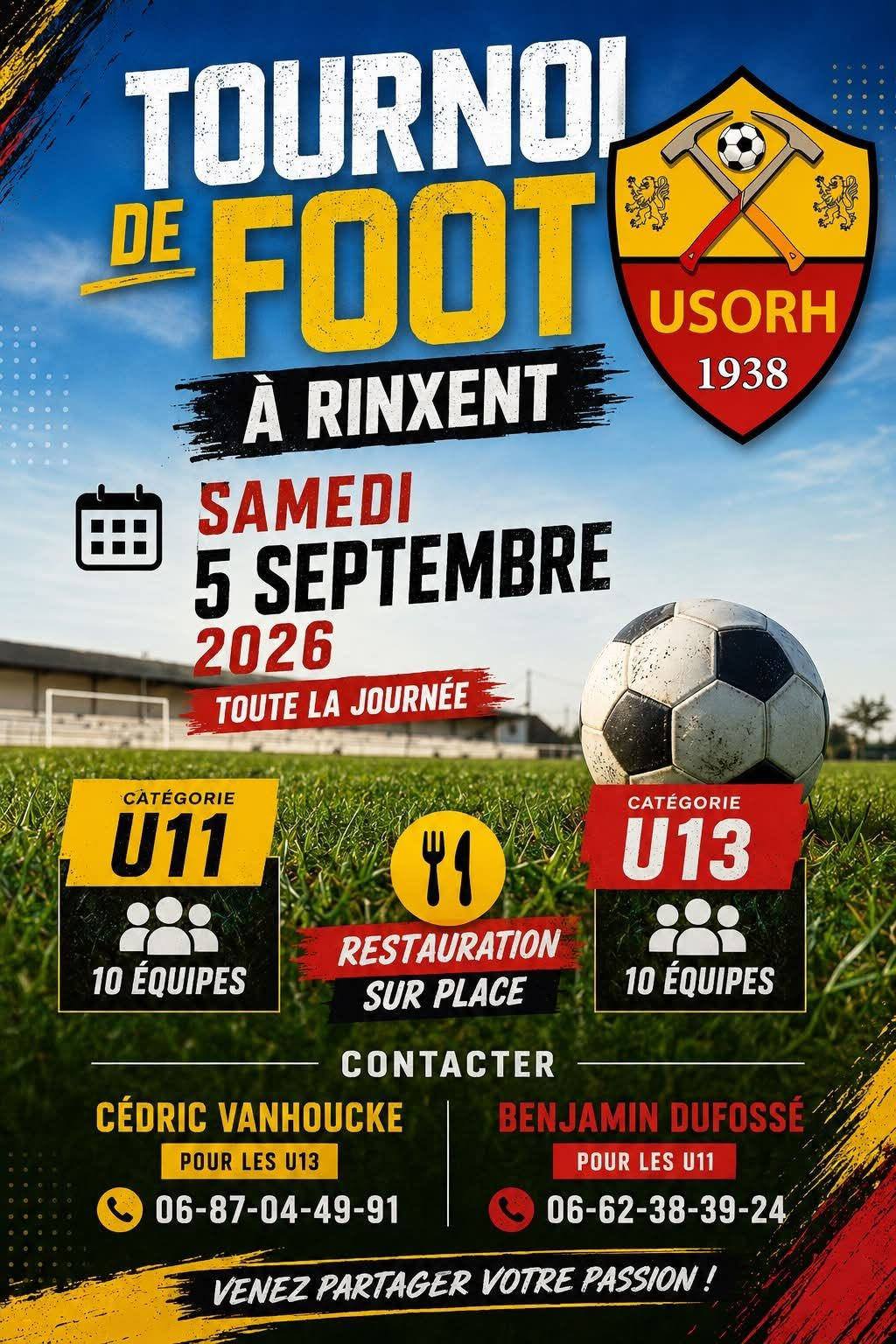 Tournoi USORH Rinxent U11 & U13