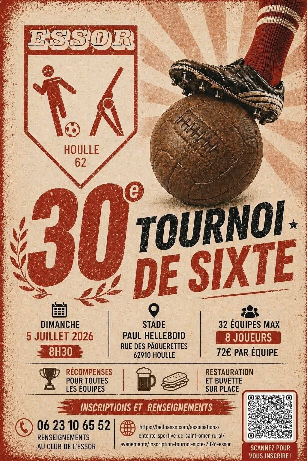 30ᵉ Tournoi de Sixte ESSOR Houlle