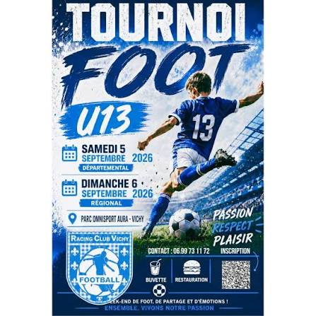 Tournoi U13 RC Vichy Football 2026 — Bellerive-sur-Allier