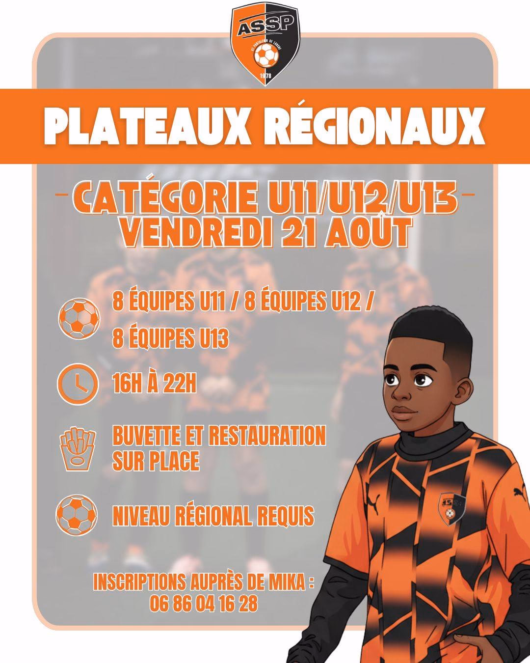Plateaux Régionaux ASSP 2026