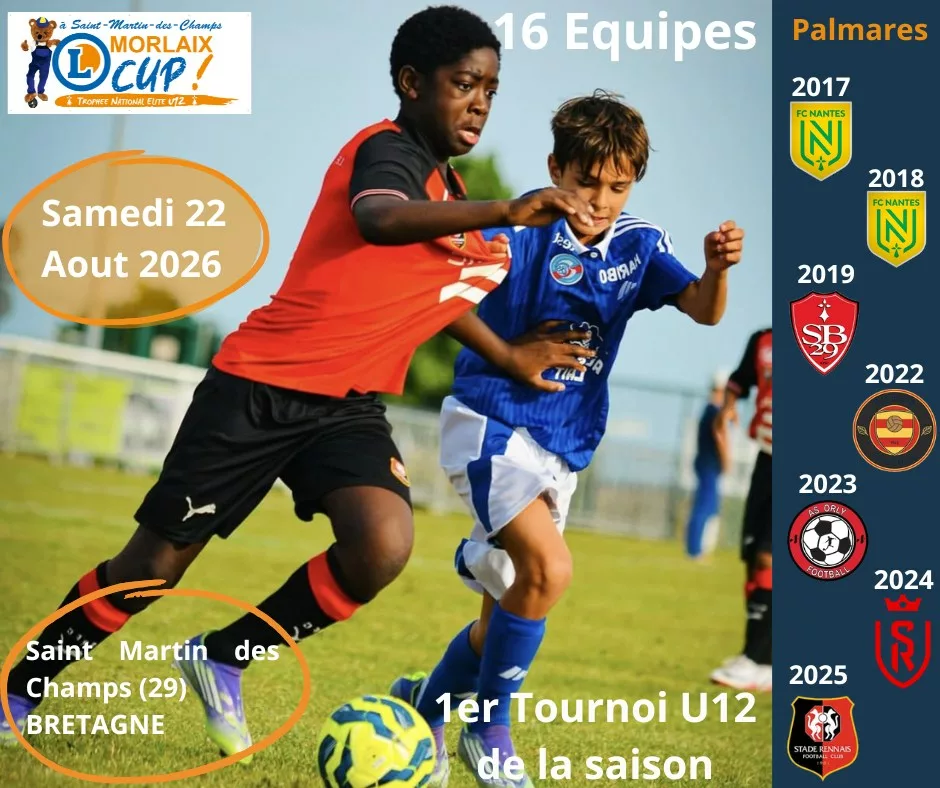 Morlaix Cup 2026 U12 – Trophée National Élite