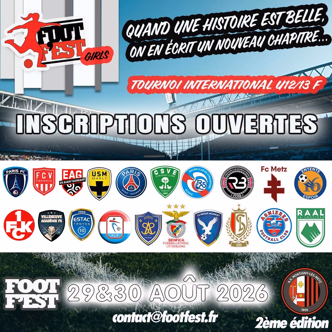 Foot’Fest Girls 2026 – Tournoi International U13F