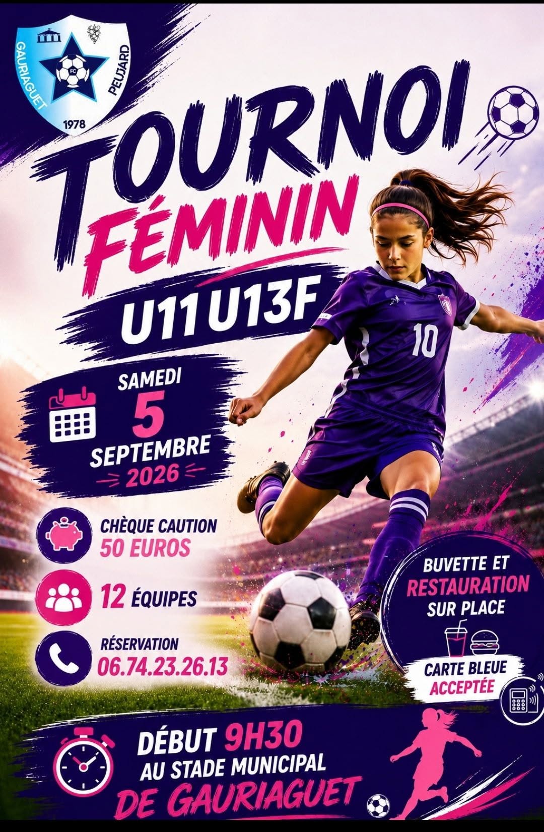 Tournoi Féminin U11U13F de Gauriaguet