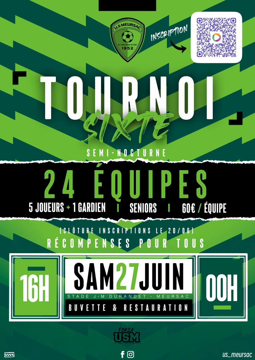 Tournoi sixte semi-nocturne US Meursac