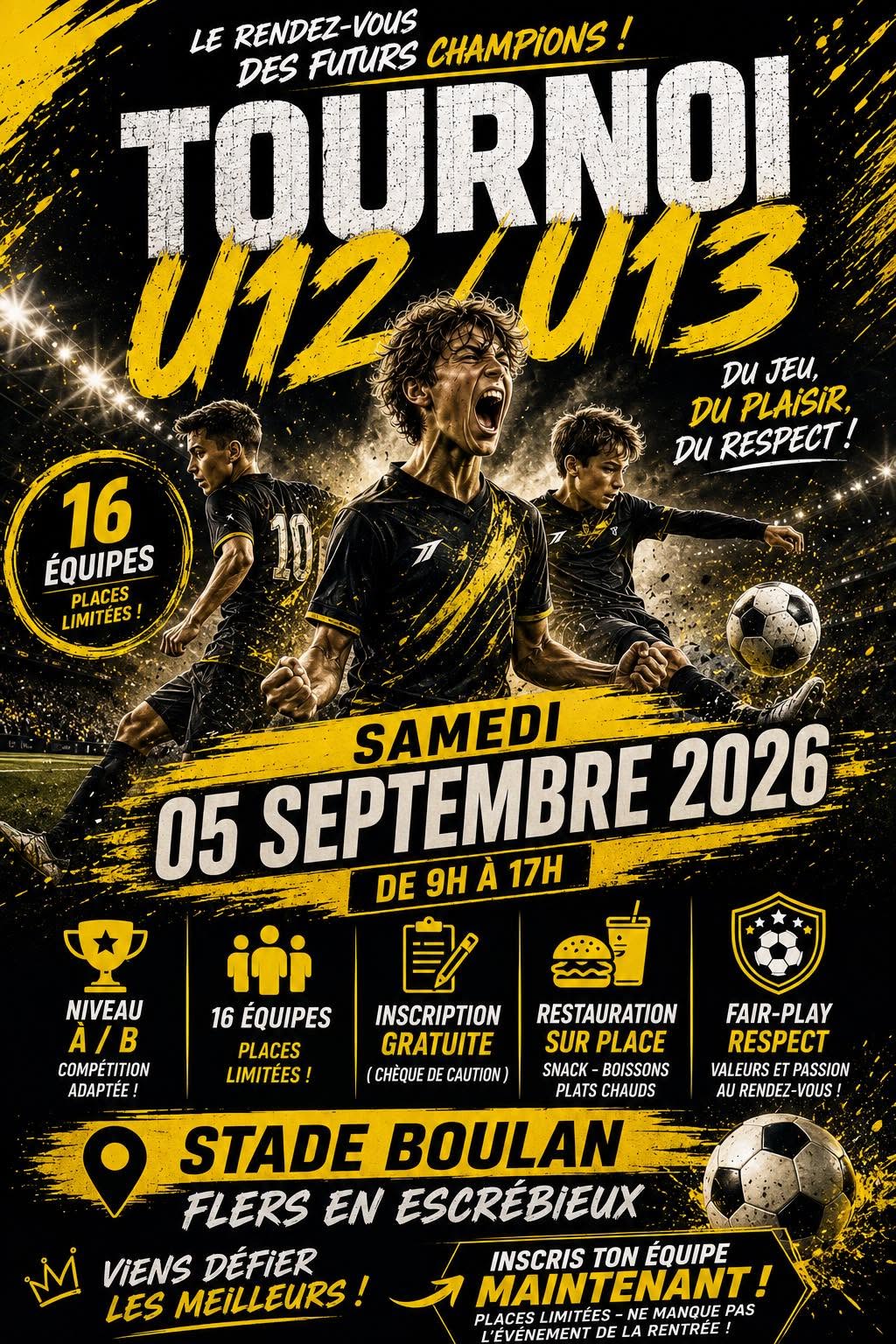 Tournoi U12-U13 US Pont Flers