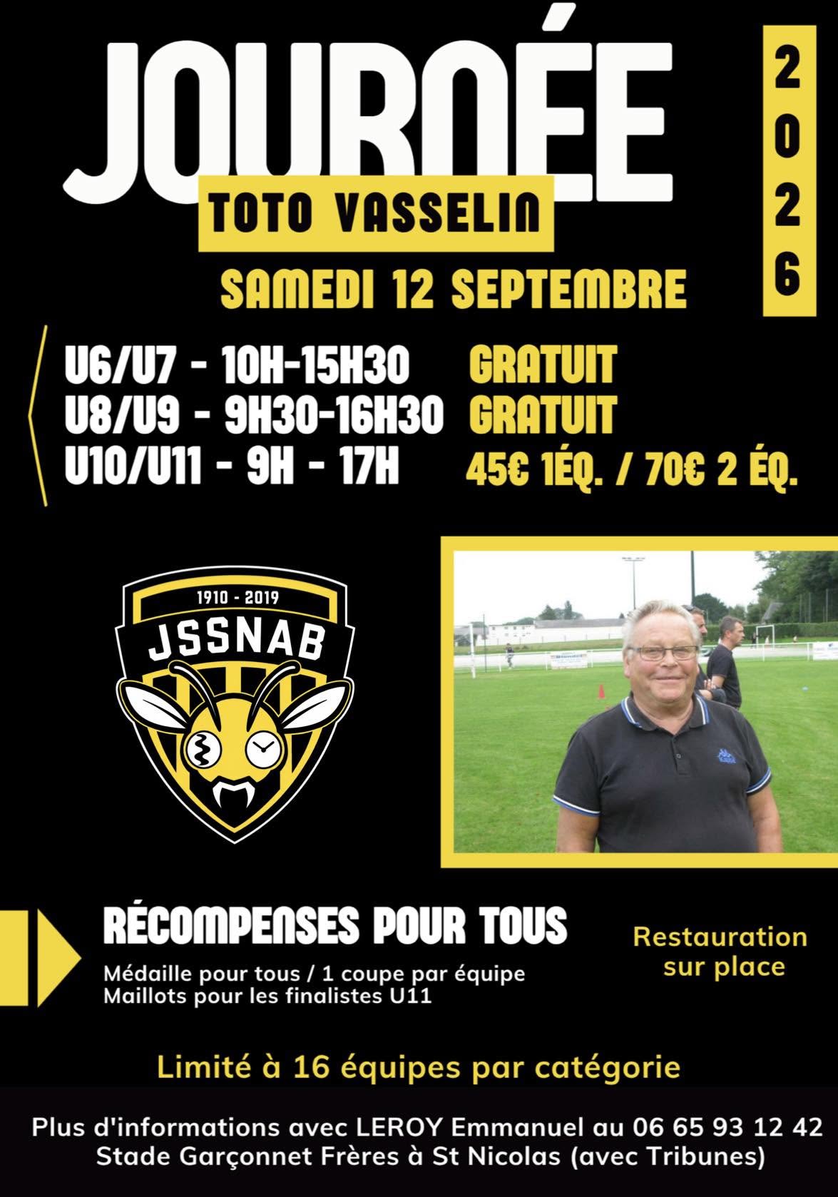 Journée Toto Vasselin JSSNAB