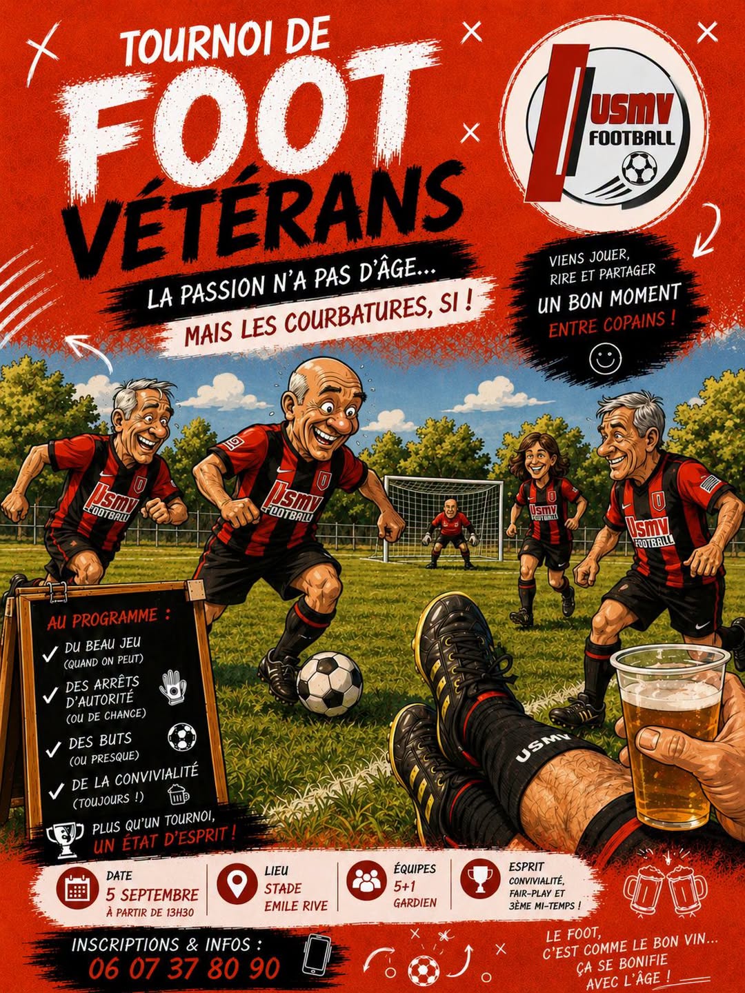 Tournoi de football Vétérans – USMV Football