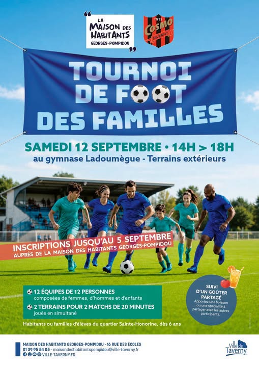 Tournoi de football des familles - Cosmo Taverny