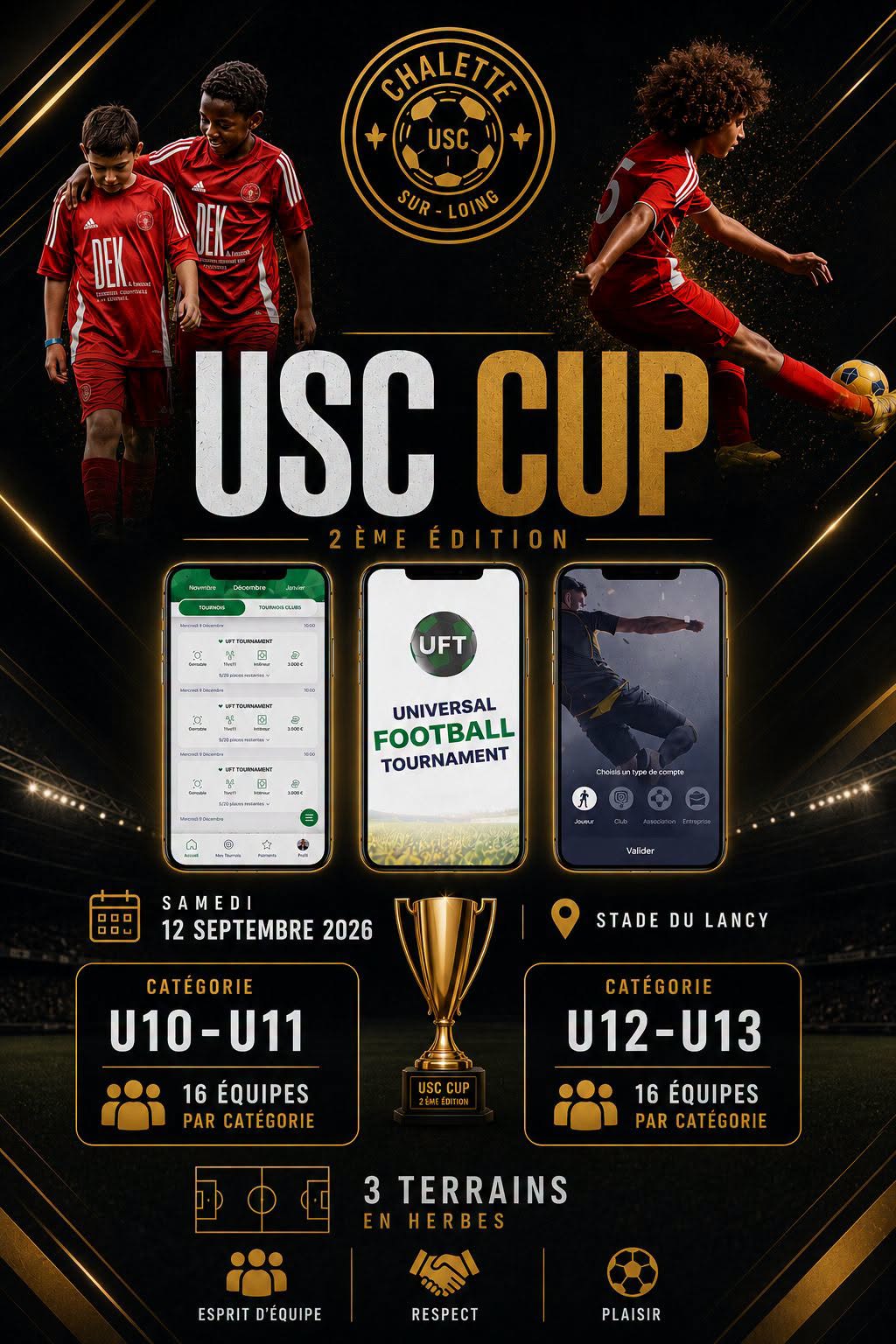 USC CUP 2026 - U10, U11, U12 et U13 - US Châlette Football