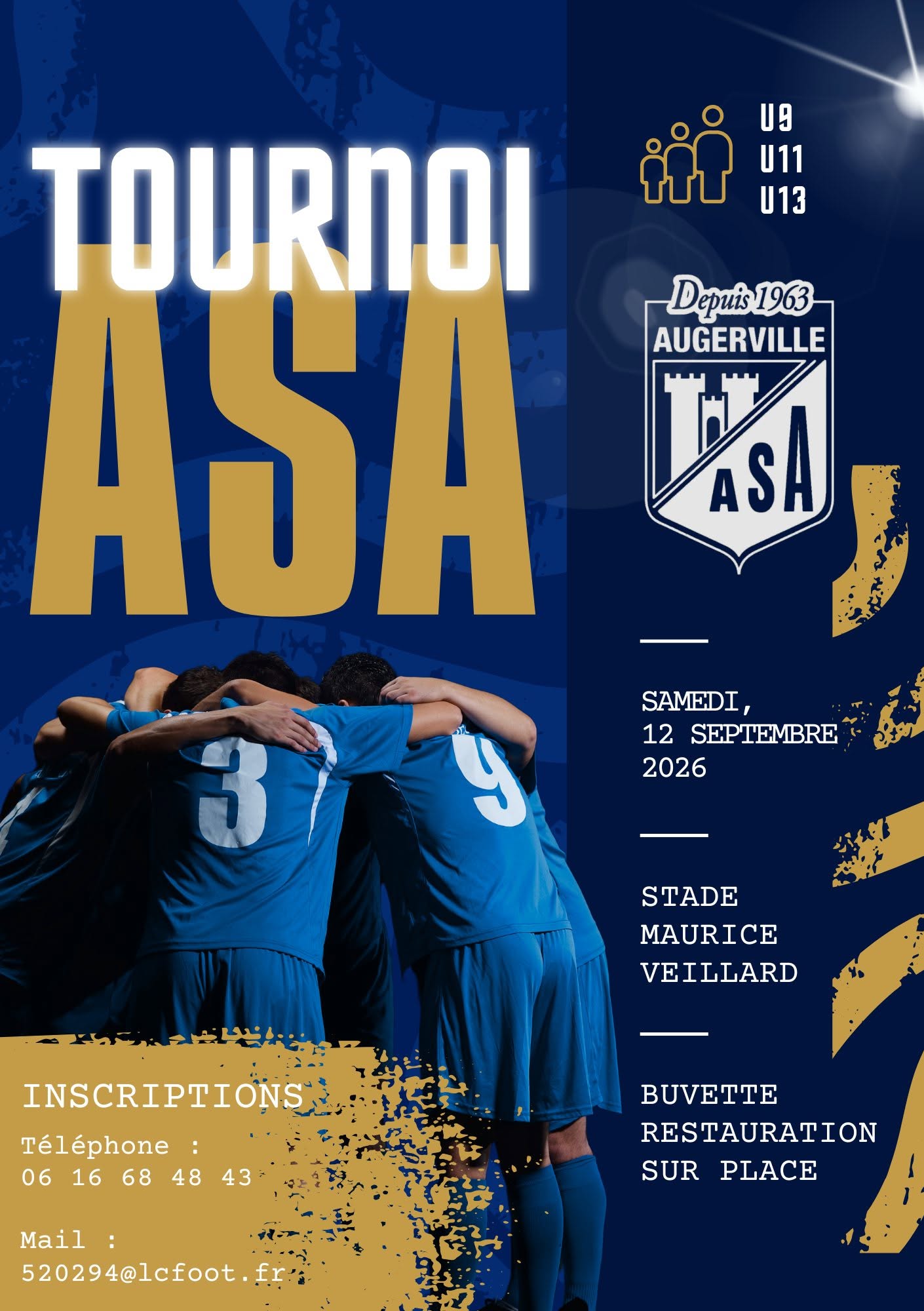 Tournoi de football U9, U11 et U13 - AS Augerville
