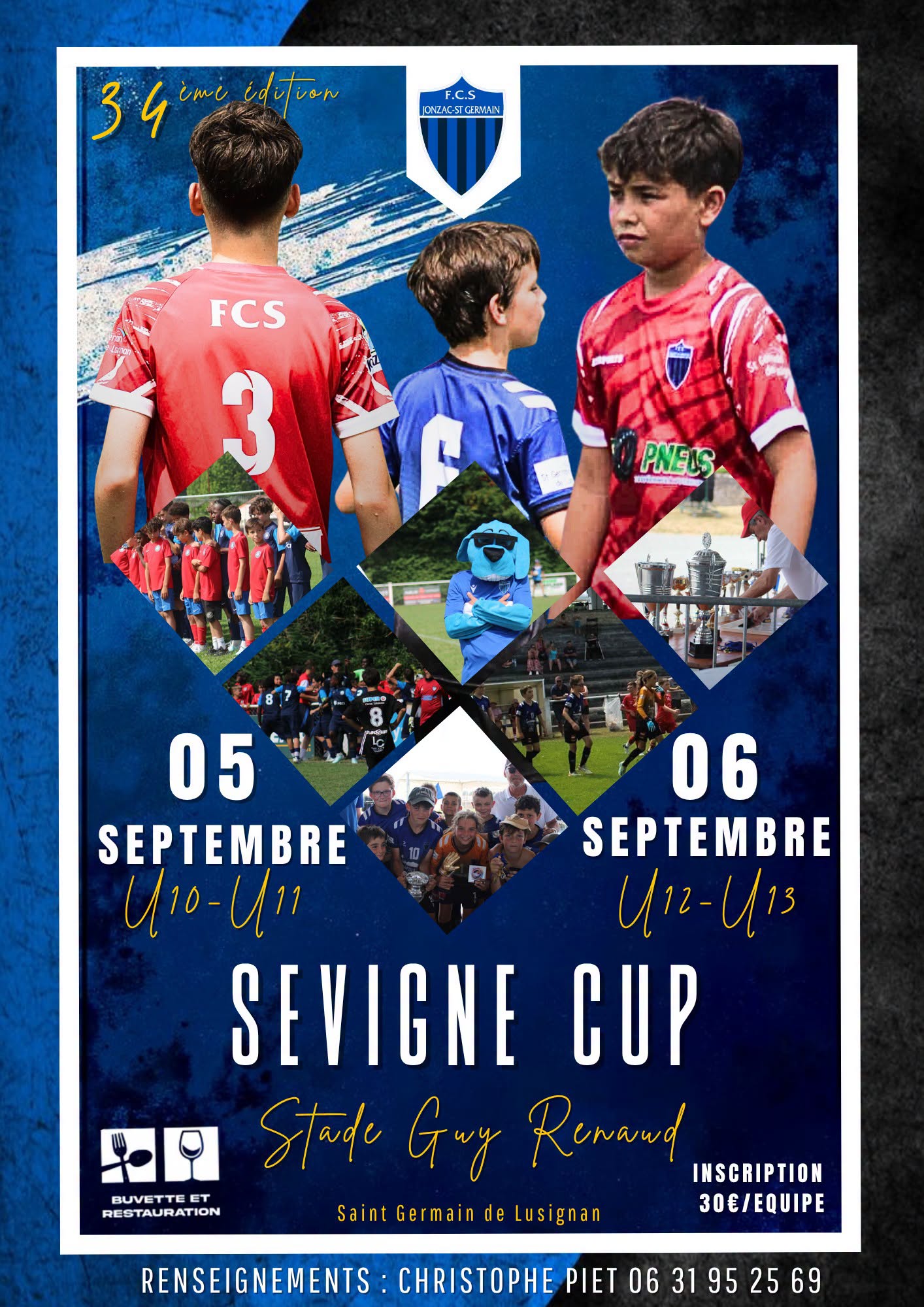 Tournoi de football U10, U11, U12, U13, U14, U15, U16 et U17 - FCS Jonzac Saint Germain