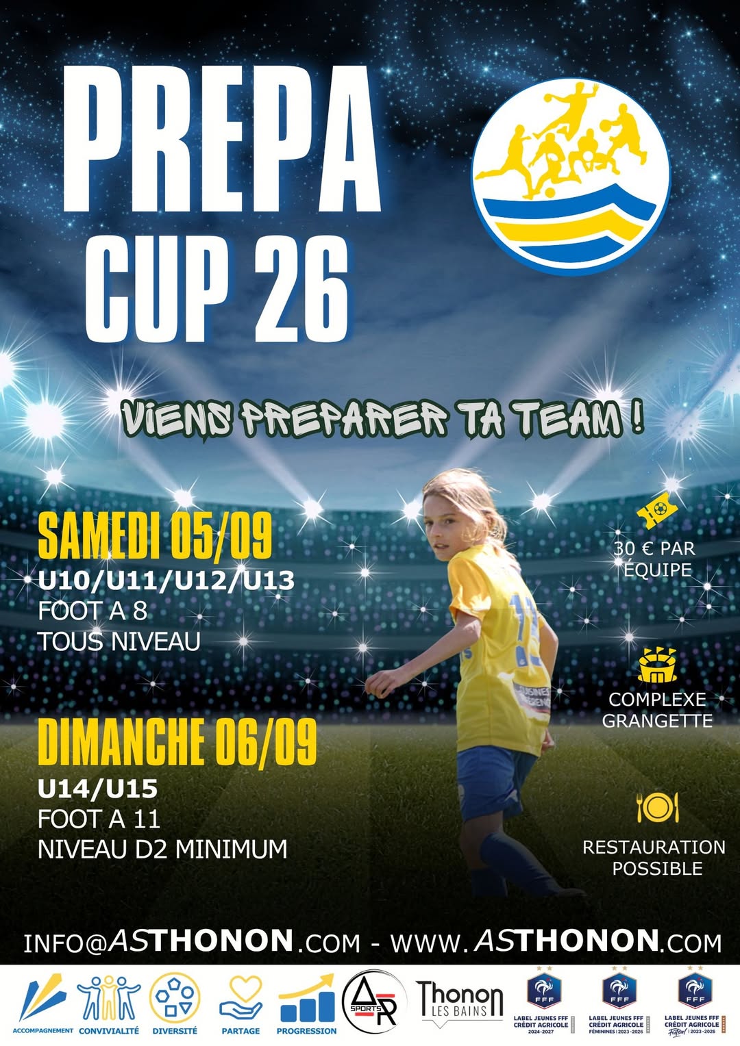 Tournoi de football U10, U11, U12, U13, U14 et U15 - AS Thonon