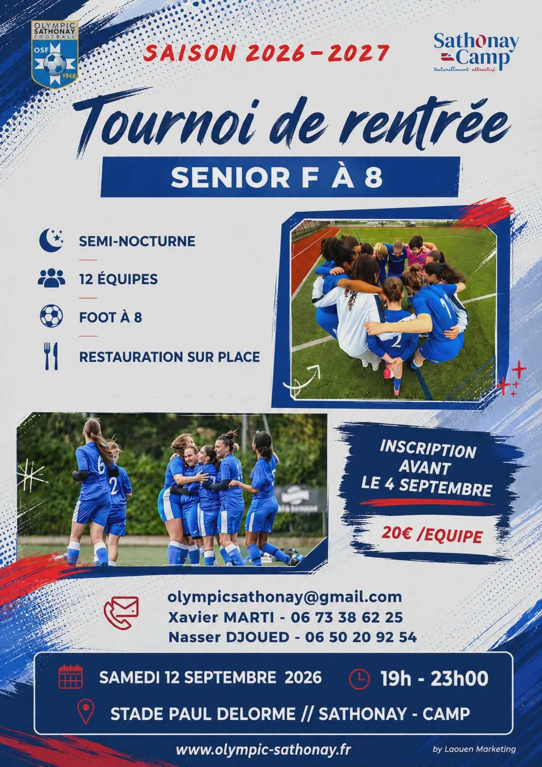 Tournoi de football Féminines - Olympic Sathonay Foot