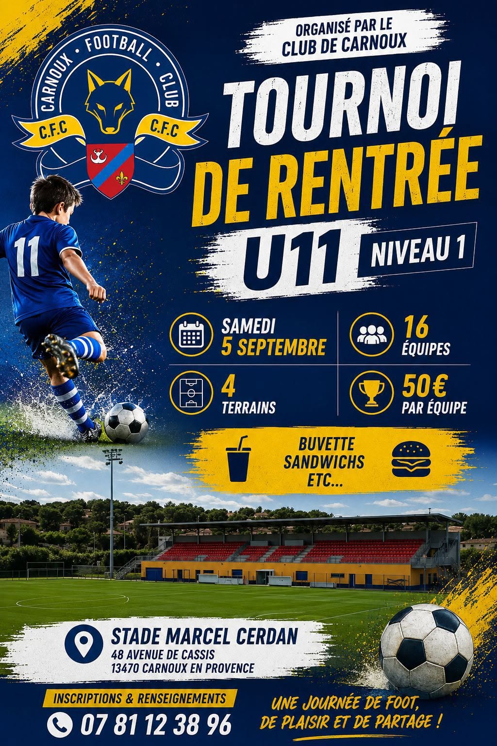 Tournoi de football U11 — FC Carnoux