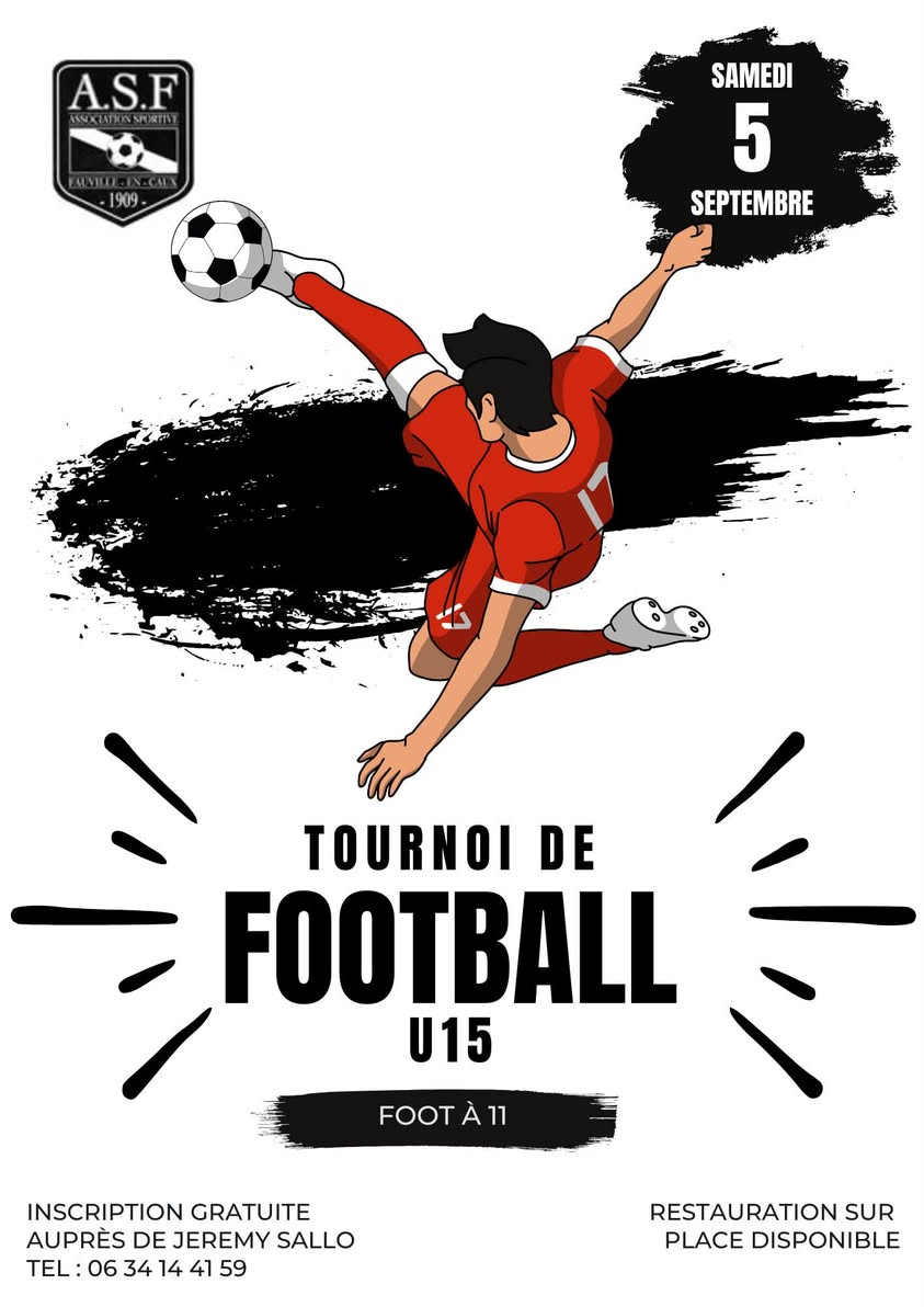 Tournoi de football U15 - AS Fauville