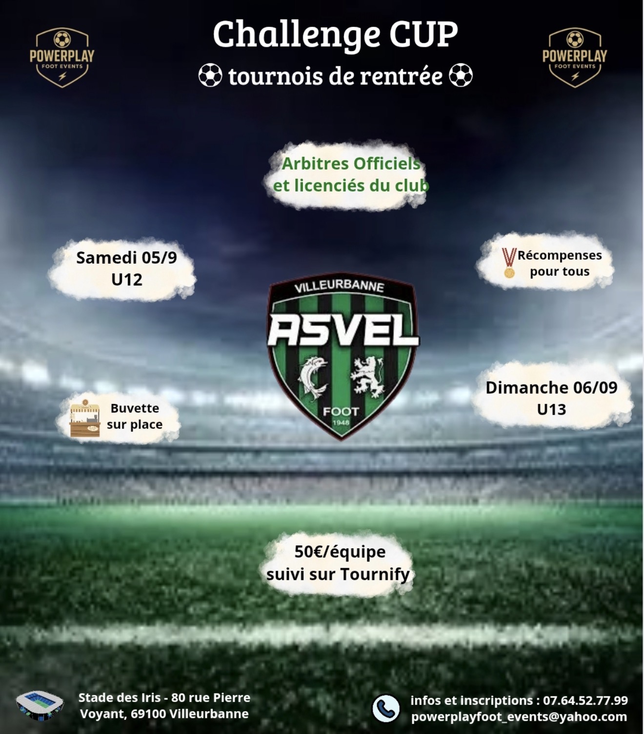 Tournoi de football U12 et U13 à Villeurbanne — ASVEL Villeurbanne Foot
