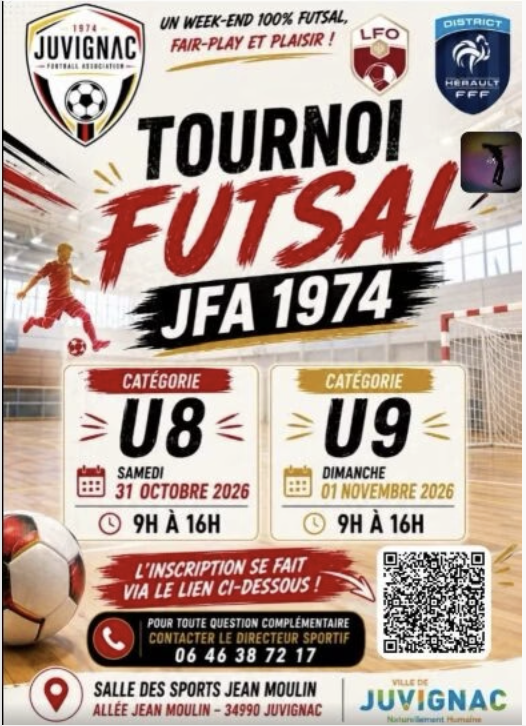 Tournoi de futsal U8 et U9 - Juvignac AF