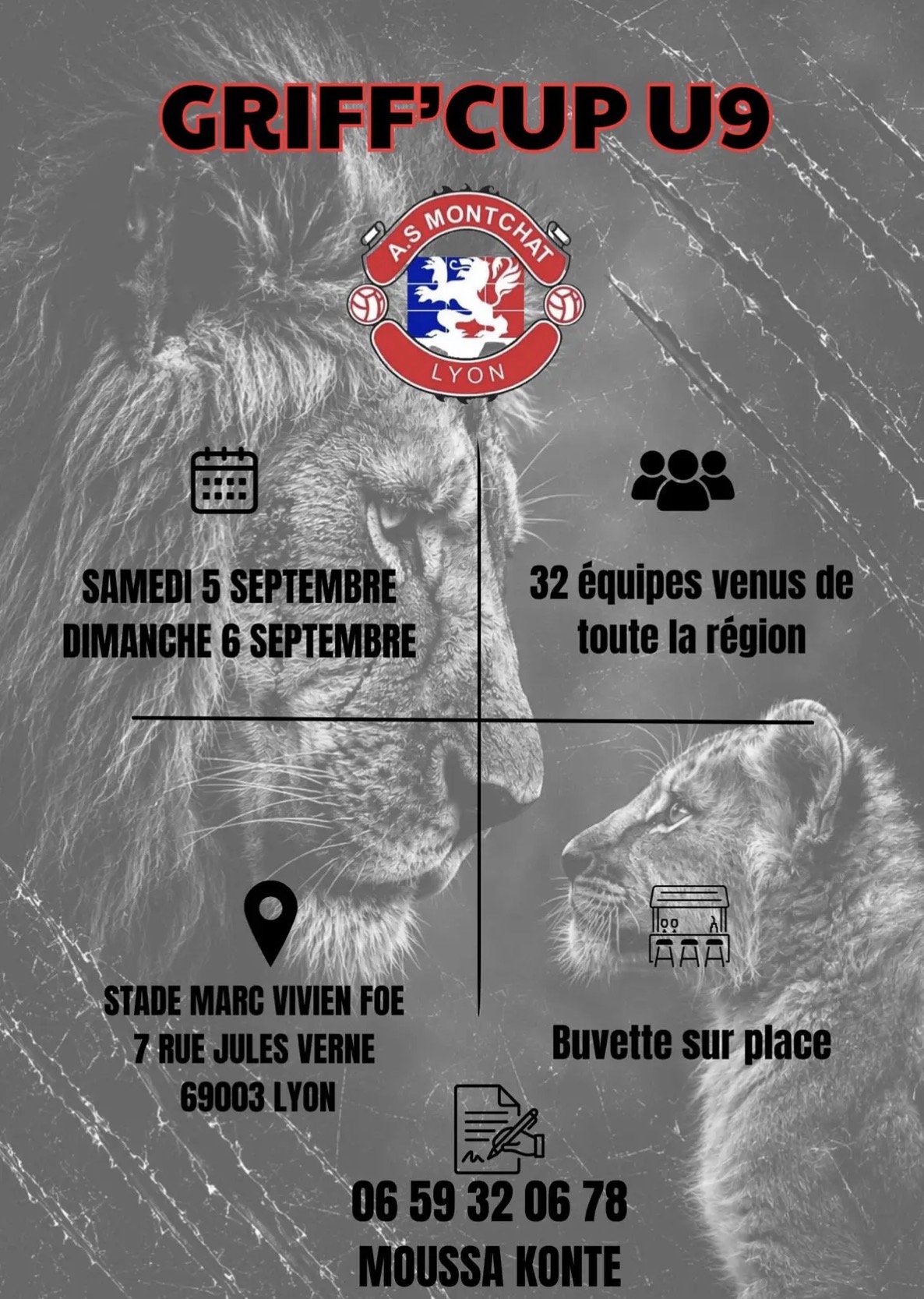 Tournoi de football U9 à Vénissieux — AS Montchat Lyon