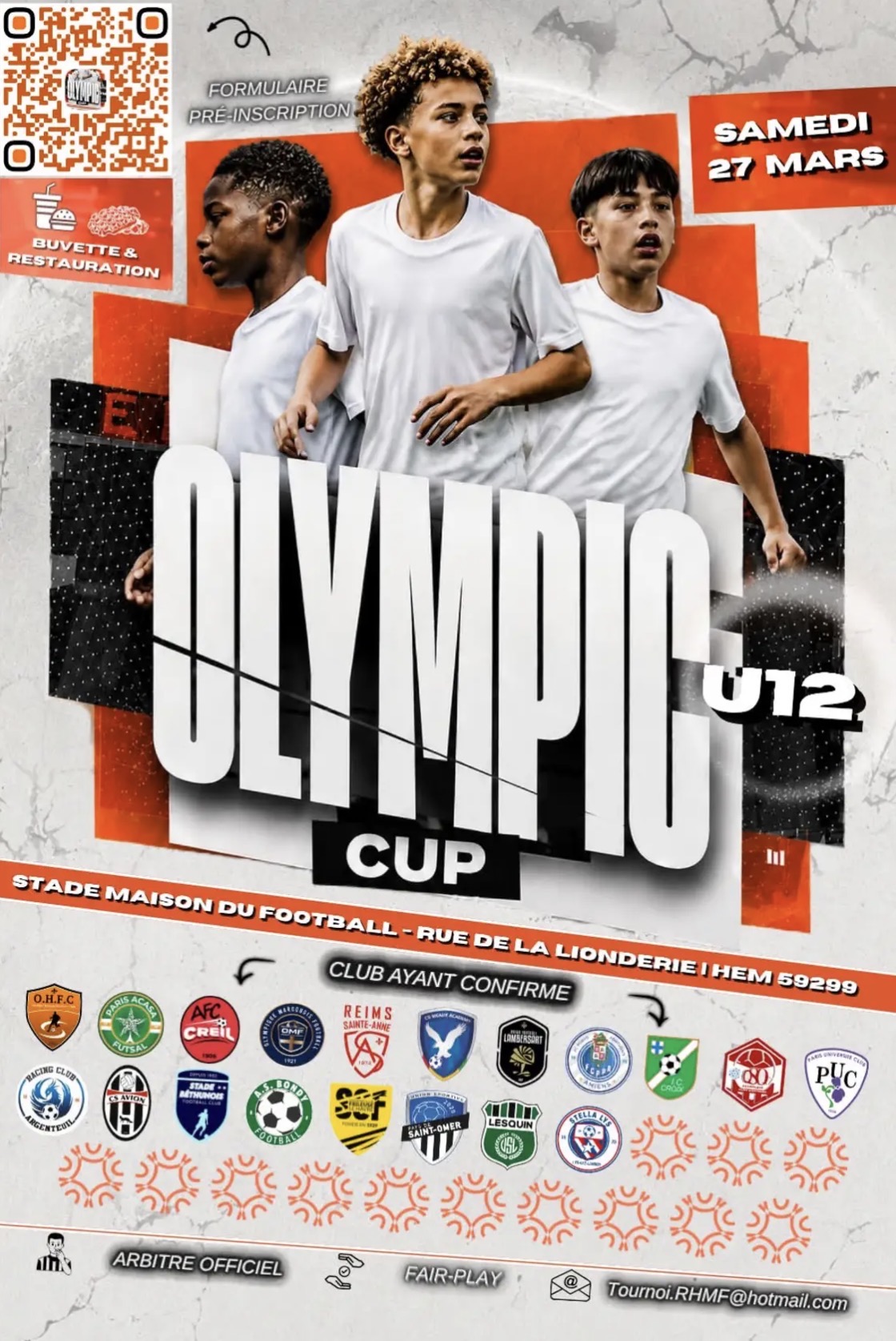 Tournoi de football U12 - Olympic Cup / RHMF