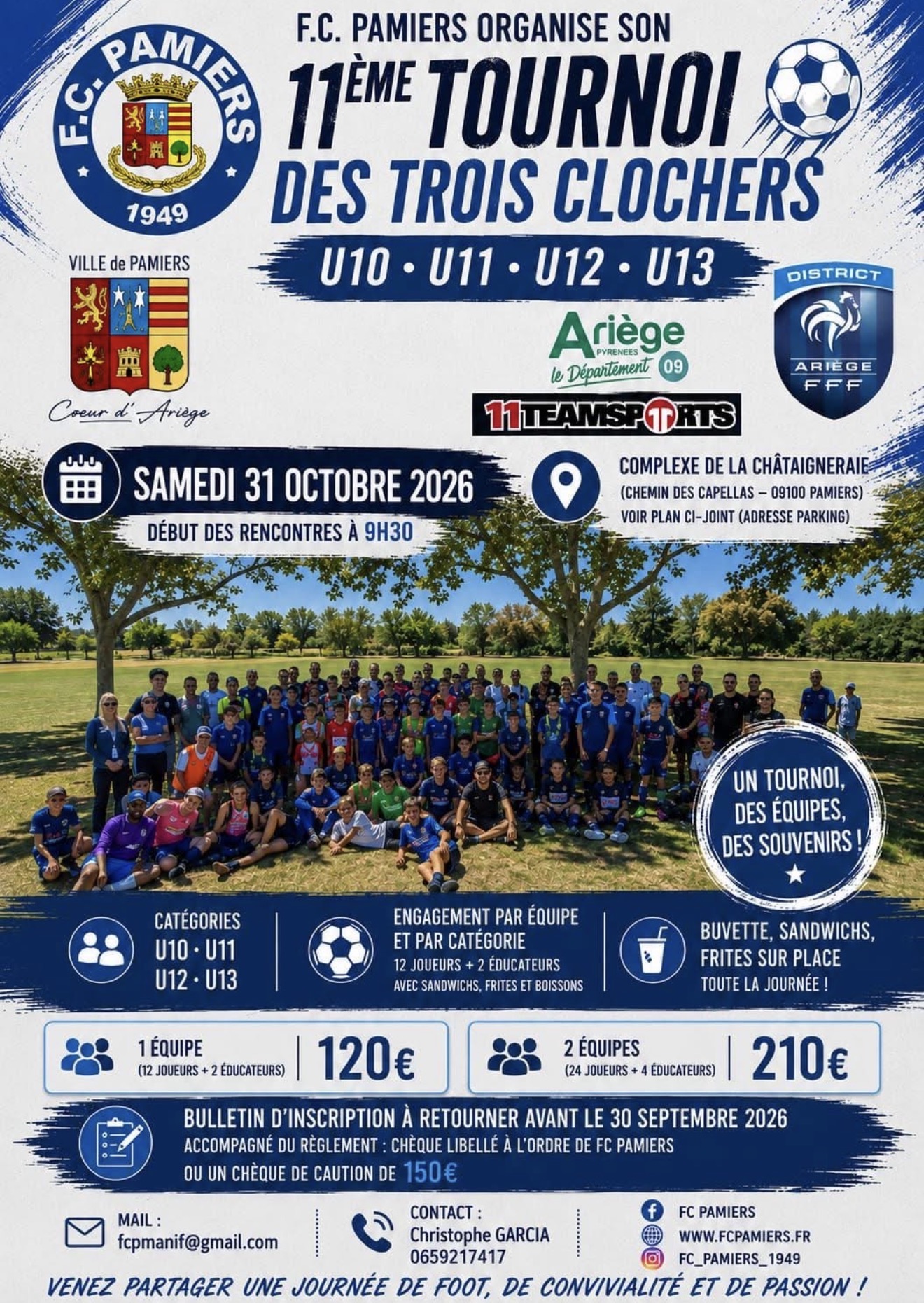 11ᵉ Tournoi des Trois Clochers – FC Pamiers