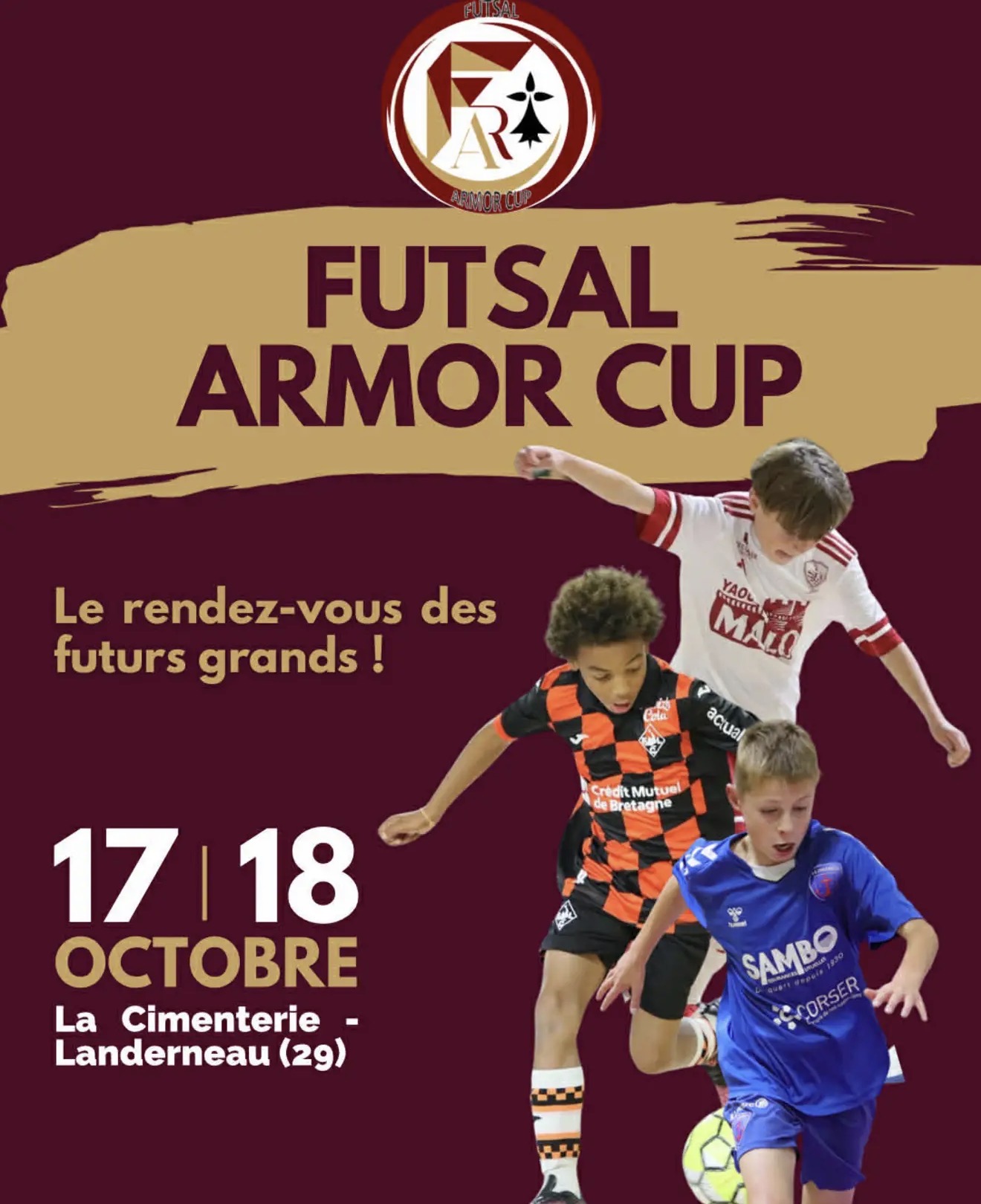 Tournoi de futsal U12 à Landerneau - Futsal Armor Cup