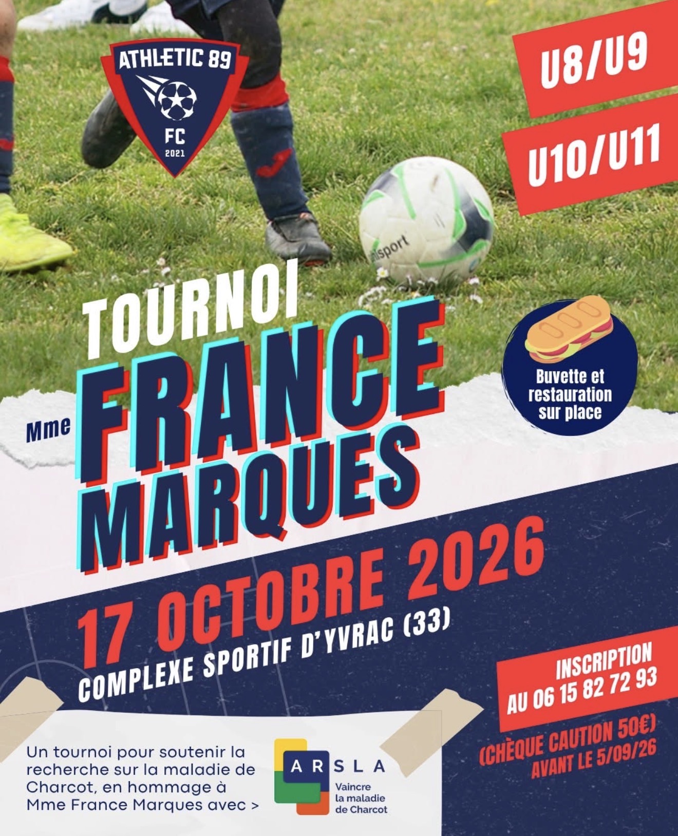 Tournoi de football U8, U9, U10 et U11 - Athletic 89 FC