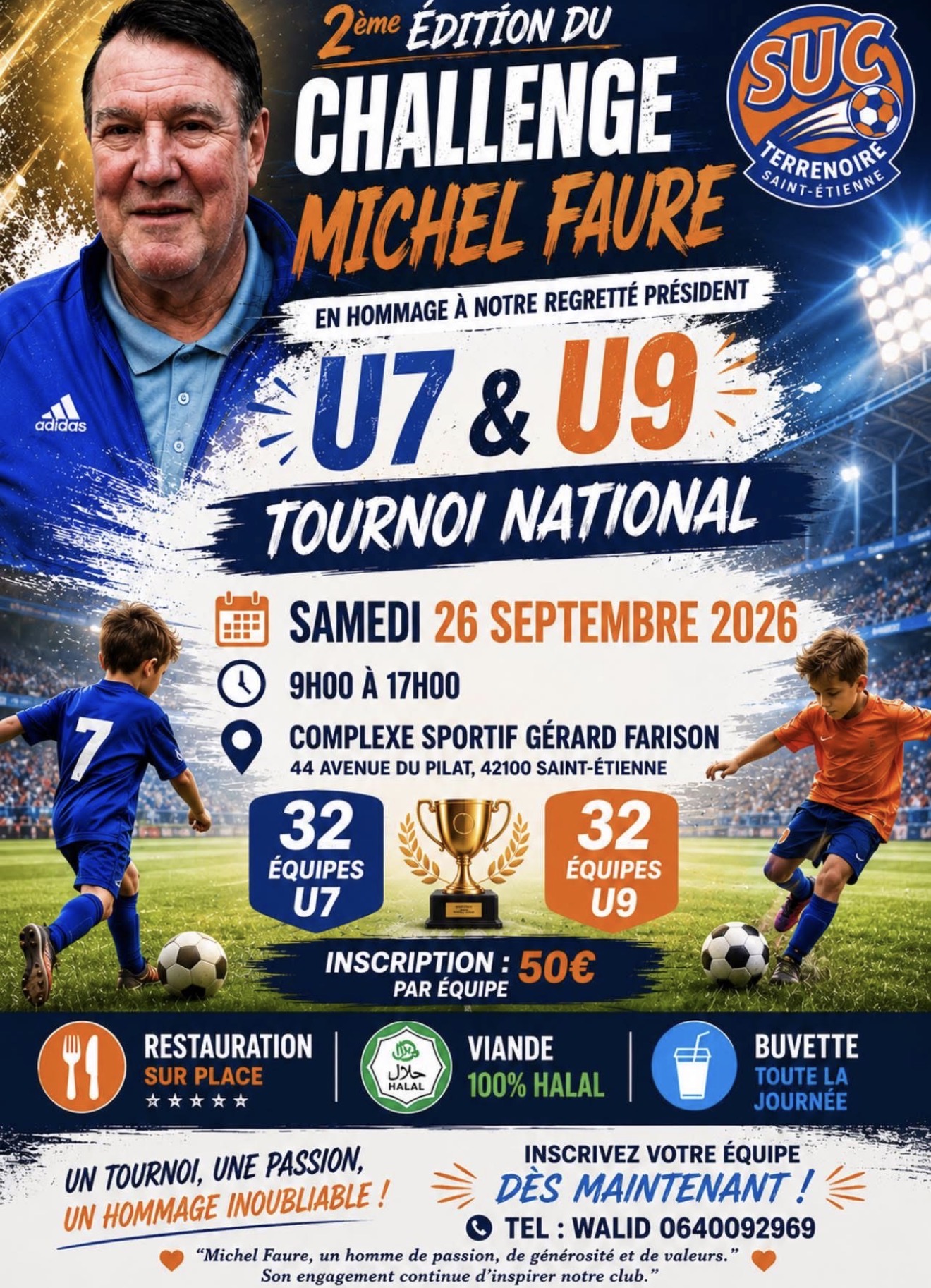 2ᵉ ÉDITION DU CHALLENGE MICHEL FAURE - SUC Terrenoire