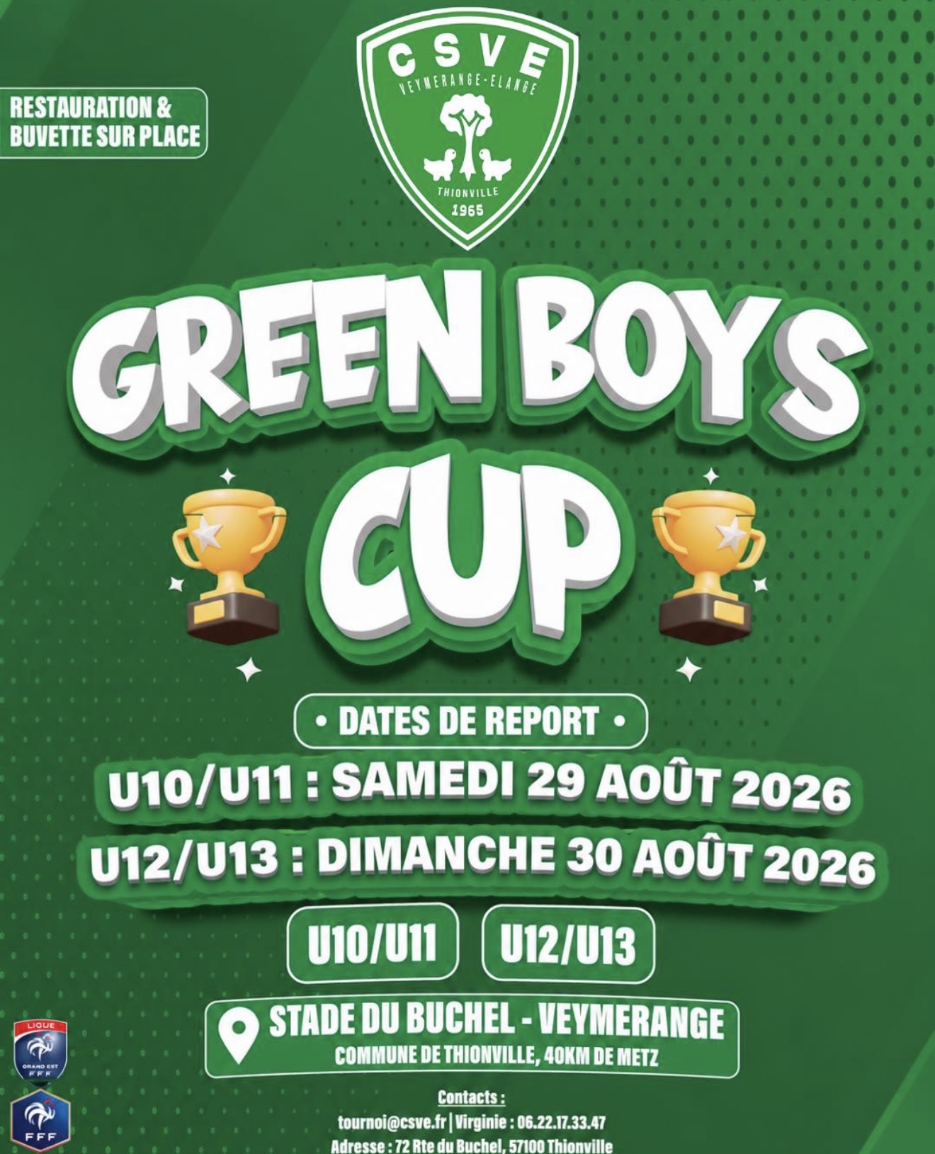 Green Boys Cup 2026 à Thionville - CS Veymerange-Élange